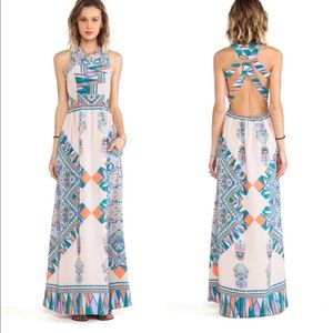 Lovers + Friends | Kitty Cat Scarf Maxi Dress